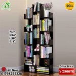 Premium Wooden Book Shelf – Modern Design, Durable & Spacious Storage Rack